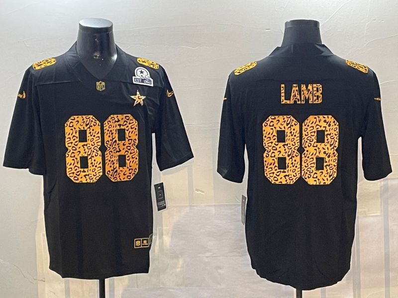 Men Dallas Cowboys #88 Lamb Black 2024 Nike Limited NFL Jersey style 01082